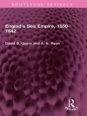 cover image of England's Sea Empire, 1550-1642
